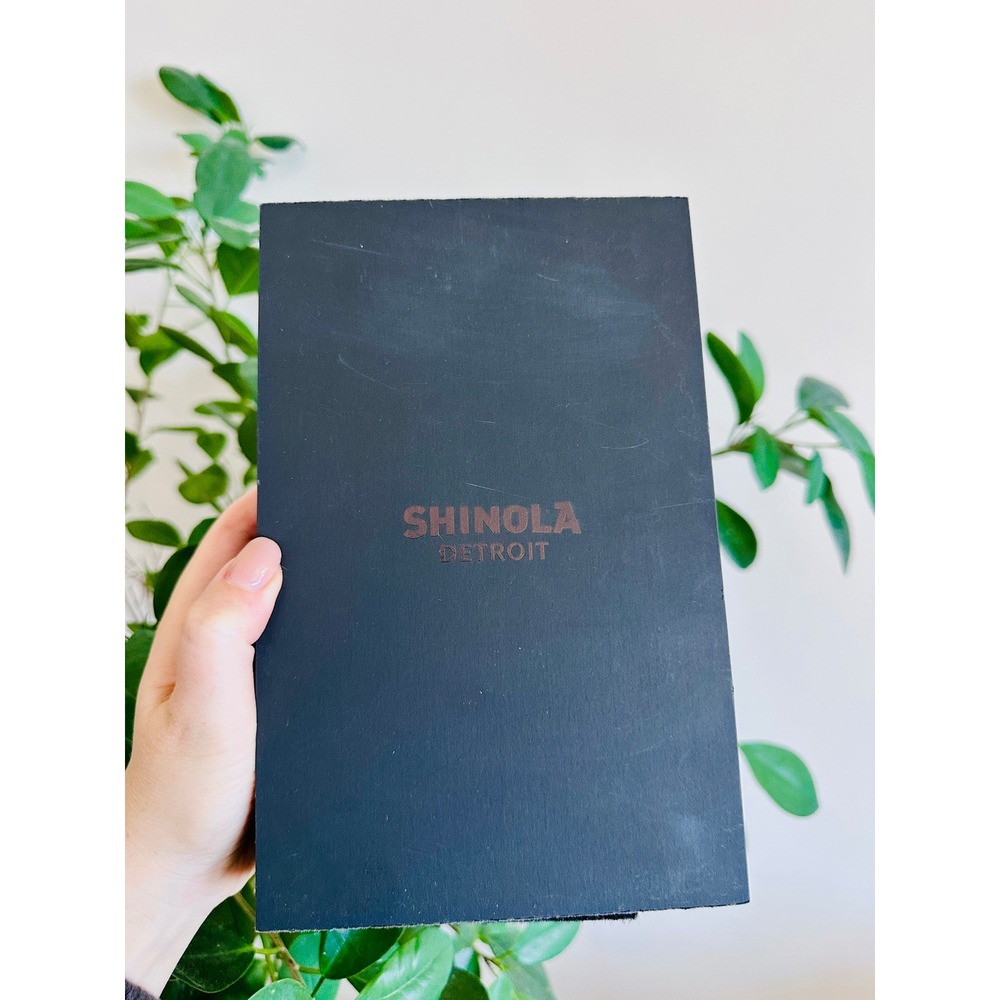 NIB Shinola Detroit Cognac Brown American Leather Wallet Monogram SMG - Picture 7 of 7